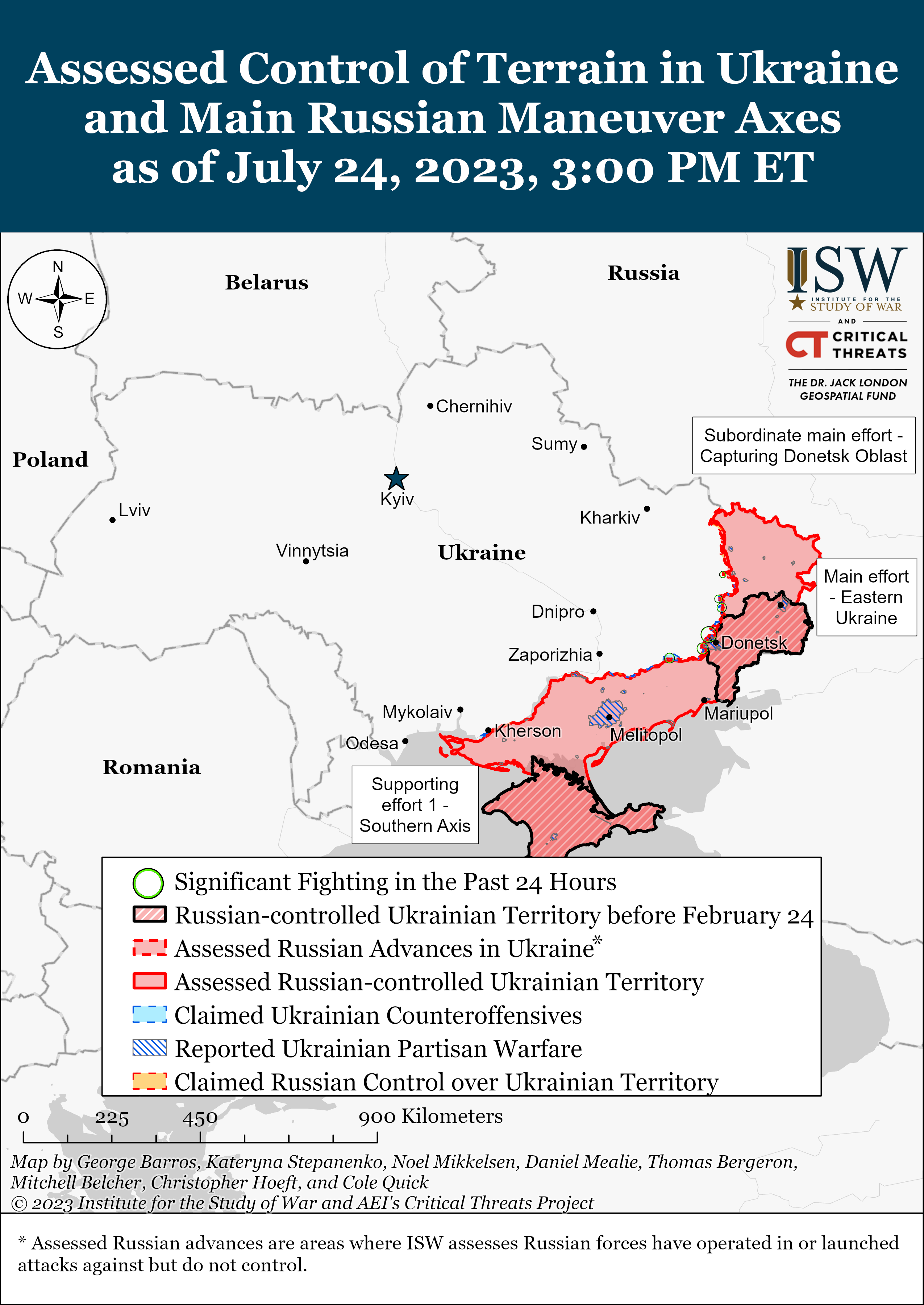 Russian Offensive Campaign Assessment, July 24, 2023 | Institute For ...